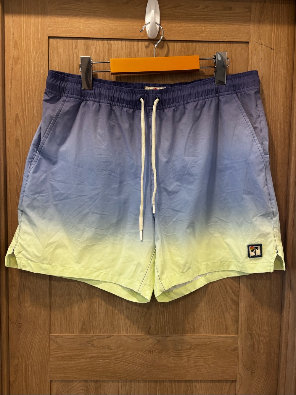 Marine Layer Ombre Mens Swim Trunks Size L NWOT
